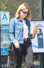 ASHLEY BENSON Out for Coffee in Los Angeles 04/10/2017