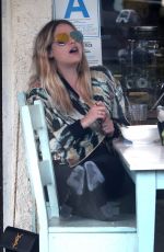 ASHLEY BENSON Out for Luch at Artisan Cheese in Studio City 04/25/2017