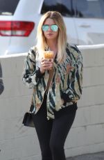 ASHLEY BENSON Out for Luch at Artisan Cheese in Studio City 04/25/2017