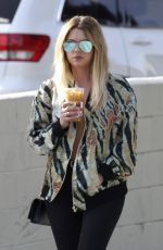 ASHLEY BENSON Out for Luch at Artisan Cheese in Studio City 04/25/2017