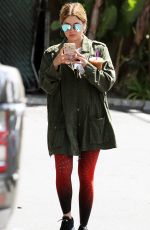ASHLEY BENSON Out in Los Angeles 04/13/2017 