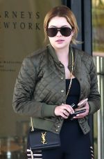 ASHLEY BENSON Out Shopping in Beverly Hills 04/28/2017