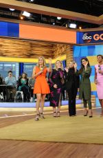 ASHLEY BENSON, SHAY MITCHELL, SASHA PIETERSE, TROIAN BELLISARIO and LUCY HALE at Good Morning America 04/18/2017