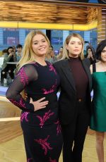 ASHLEY BENSON, SHAY MITCHELL, SASHA PIETERSE, TROIAN BELLISARIO and LUCY HALE at Good Morning America 04/18/2017