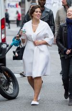 ASHLEY GRAHAM on the Set of a Photoshoot for Harper