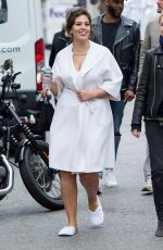 ASHLEY GRAHAM on the Set of a Photoshoot for Harper