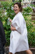 ASHLEY GRAHAM on the Set of a Photoshoot for Harper