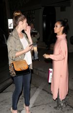 ASHLEY GREENE and CARA SANTANA Leaves Craig