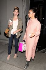 ASHLEY GREENE and CARA SANTANA Leaves Craig