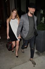 ASHLEY GREENE and Paul Khoury at Catch LA in West Hollywood 03/31/2017