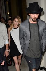 ASHLEY GREENE and Paul Khoury at Catch LA in West Hollywood 03/31/2017