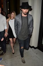 ASHLEY GREENE and Paul Khoury at Catch LA in West Hollywood 03/31/2017
