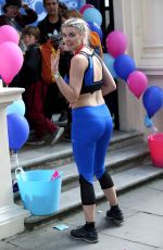 ASHLEY JAMES at 2017 Virgin Money London Marathon in London 04/23/2017