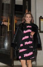 ASHLEY ROBERTS Arrives at Urban Decay VIP Dinner in London 04/24/2017