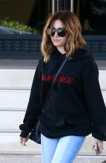 ASHLEY TISDALE Leave Barneys in Los Angeles 03/31/2017