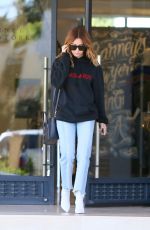 ASHLEY TISDALE Leave Barneys in Los Angeles 03/31/2017