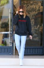 ASHLEY TISDALE Leave Barneys in Los Angeles 03/31/2017