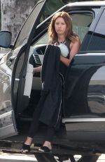 ASHLEY TISDALE Makeup Free Arrives a a Gym  in Los Angeles 04/05/2017