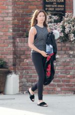 ASHLEY TISDALE Makeup Free Arrives a a Gym  in Los Angeles 04/05/2017