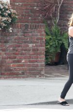 ASHLEY TISDALE Makeup Free Arrives a a Gym  in Los Angeles 04/05/2017