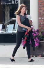ASHLEY TISDALE Makeup Free Arrives a a Gym  in Los Angeles 04/05/2017