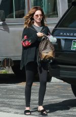 ASHLEY TISDALE Out and About in Los Angeles 04/05/2017