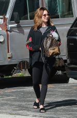 ASHLEY TISDALE Out and About in Los Angeles 04/05/2017