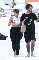 BEBE REXHA at a Beach in Miami 04/08/2017