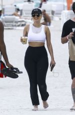 BEBE REXHA at a Beach in Miami 04/08/2017