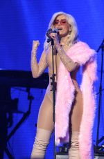 BEBE REXHA Performs at ACLU Benefit Concert in Los Angeles 04/03/2017