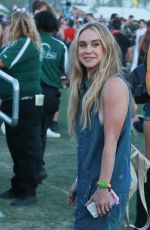 BECCA TOBIN Out at Coachella Valley Festival in Indio 04/15/2017