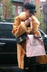 BELLA HADID Arrives at Her Apartment in New York 04/25/2017
