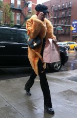 BELLA HADID Arrives at Her Apartment in New York 04/25/2017
