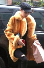 BELLA HADID Arrives at Her Apartment in New York 04/25/2017