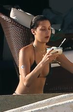 BELLA HADID in Bikini at a Beach in Cabo San Lucas 04/01/2017