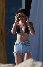 BELLA HADID in Bikini at a Beach in Cabo San Lucas 04/01/2017