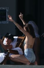 BELLA HADID in Bikini at a Beach in Cabo San Lucas 04/01/2017