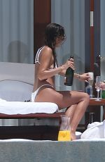 BELLA HADID in Bikini on Vacation in Cabo San Lucas 04/03/2017