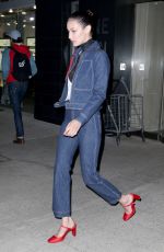 BELLA HADID Leaves an Office in New York 04/04/2017