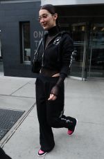 BELLA HADID Leaves Her Apartment in New York 04/07/2017