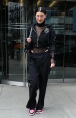 BELLA HADID Leaves Her Apartment in New York 04/07/2017