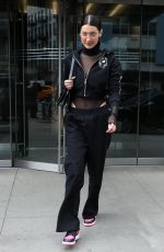 BELLA HADID Leaves Her Apartment in New York 04/07/2017