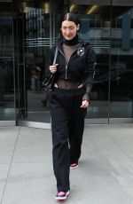 BELLA HADID Leaves Her Apartment in New York 04/07/2017