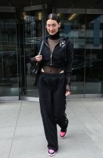 BELLA HADID Leaves Her Apartment in New York 04/07/2017