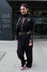 BELLA HADID Leaves Her Apartment in New York 04/07/2017