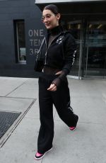 BELLA HADID Leaves Her Apartment in New York 04/07/2017