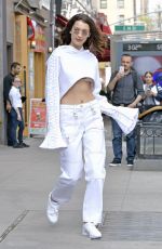 BELLA HADID Leaves Her Apartment in New York 04/27/2017
