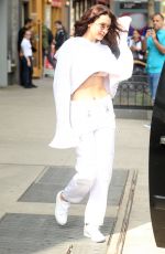 BELLA HADID Leaves Her Apartment in New York 04/27/2017
