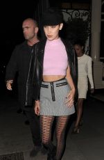 BELLA HADID Night Out in London 04/19/2017