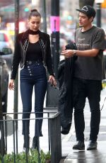 BELLA HADID Out in New York 04/06/2017